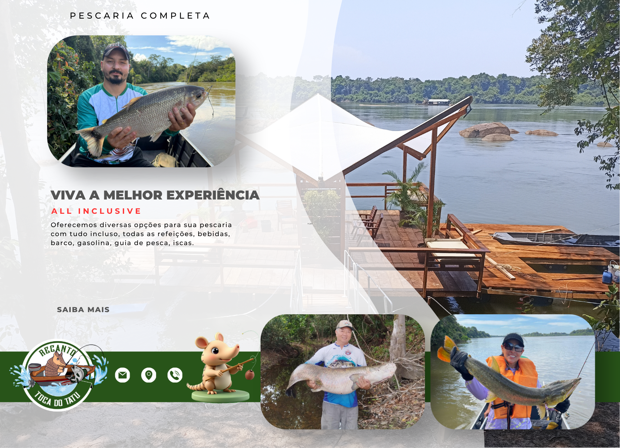 pescaria completa toca do tatu